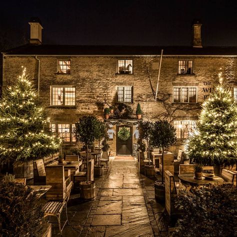 The Wild Rabbit on Instagram: “Our Christmas lights are warm and welcoming #thewildrabbit #Cotswolds #Cotswolds #cntraveller” Classic English Interiors, Christmas In England, Christmas Getaways, Cotswolds England, English Christmas, Wild Rabbit, Christmas Experiences, English Country Style, A Very Merry Christmas