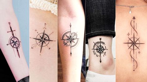 Open Compass Tattoo, Compass Tattoo Ideas, Traditional Compass Tattoo, Anchor Compass Tattoo, Compass Tattoo Meaning, Small Compass Tattoo, Simple Compass Tattoo, Geometric Compass, Compass Tattoos