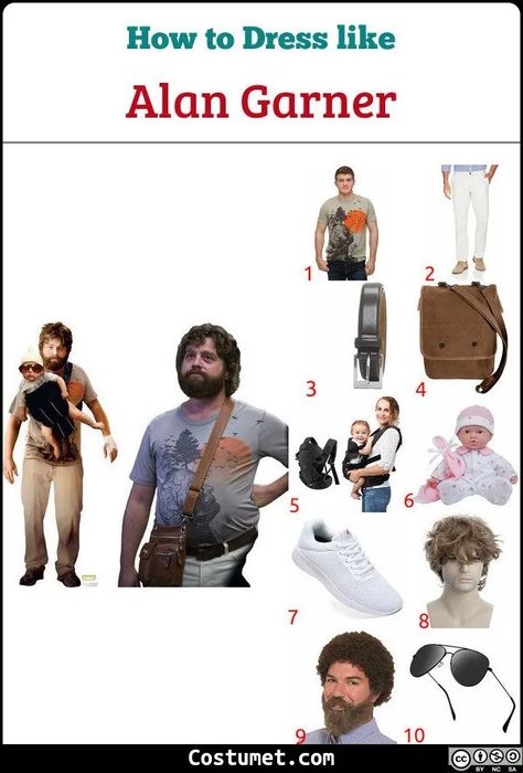 Alan Garner (The Hangover) Costume for Cosplay & Halloween 2020 Allen Hangover Costume, Allan Hangover Costume, Phil Hangover Costume, Mr Chow Hangover Costume, Alan From The Hangover, Hangover Family Costume, Alan From Hangover Costume, The Hangover Halloween Costume Group, Hangover Couple Costume