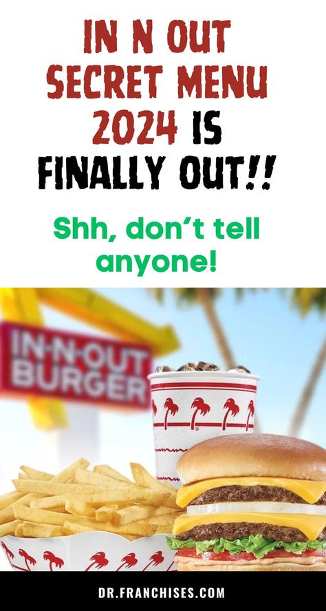 If you have been completely oblivious to the fact that In-n-Out has a massive secret menu that is filled with lip-smacking items, then you have no idea what you are missing out on! Head to our blog now to find out the list of In-N-Out's secret menu with prices. In N Out Menu, Cool Food Hacks, Hamburger Sauce, In And Out Burger, In N Out Burger, Secret Menu Items, In-n-out Burger, In N Out, In & Out