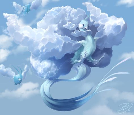 Mega Altaria by DenaJarawr on DeviantArt Altaria Wallpaper, Altaria Pokemon, Pokemon Realistic, Real Pokemon, Mega Pokemon, Mega Evolution, Pokemon Universe, Pokemon Images, Pokémon Master