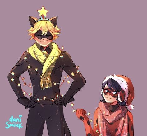 Miraculous Ladybug Christmas, Mlb Fan Art, Ladybug Wallpaper, Miraculous Ladybug Oc, Miraculous Wallpaper, Super Cat, Miraculous Ladybug Fan Art, Miraculous Ladybug Funny, Ladybug Comics