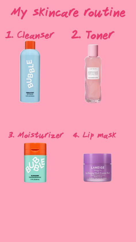 Beginner Skin Care Products, Simple Skincare Products, Brightening Skincare, My Skincare Routine, Sephora Skin Care, Laneige Lip Sleeping Mask, Hydrating Moisturizer, Lip Sleeping Mask, Lip Mask