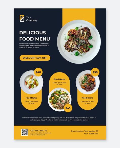 Food Cafe Menu Flyer Template PSD Flyer Menu Design, Food Menu Design Ideas Templates, Cafe Flyer, Food Menu Template Free Design, Foodstuff Flyer Design, Food Menu Fliers, Healthy Cafe, Menu Flyer, Todays Menu