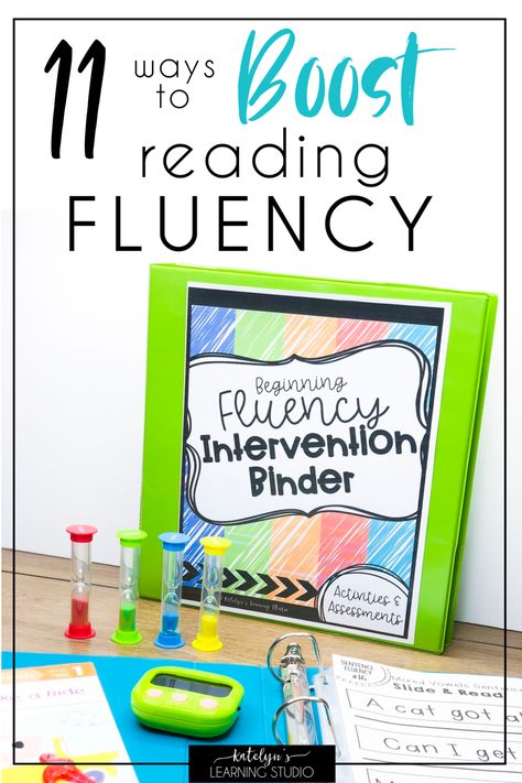 Reading with Fluency Strategies that will Transform your Readers Reading Fluency Games, Teaching Fluency, Reading Intervention Activities, Reading Fluency Activities, Fluency Strategies, Phonics Interventions, Fluency Games, Intervention Activities, Fluency Activities