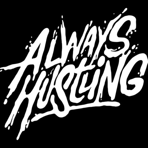 Always Hustling is a Men's T-Shirt designed by WhiteReaper to illustrate your life and is available at Design By Humans Diy Screen, Designer Graphic Tees, Diy Screen Printing, Designer T Shirts, Quotes Ideas, Album Art Design, Text Tee, Guy Harvey, Album Art