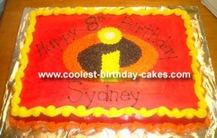 The Incredibles Cake, Incredibles Cake, Incredibles Party, Incredibles Birthday Party, Birthday Cake Inspiration, Kid Birthday Party, Birthday Party Idea, Diy Birthday Cake, Homemade Birthday Cakes