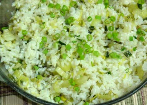 Lemon Rice Pilaf Lemon Rice Pilaf, Rice With Lemon, Portuguese Rice, Rice Pilaf Recipe, Pilaf Recipe, Lets Eat, Pilaf Recipes, Lemon Rice, Rice Pilaf