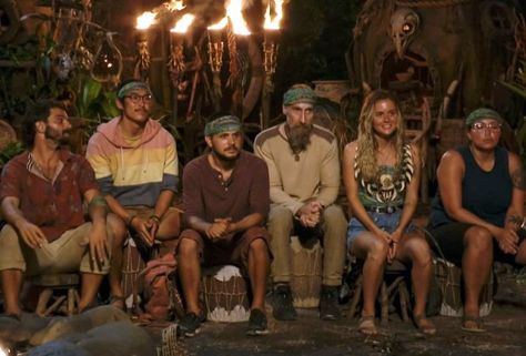 ‘Survivor’ Season 43, Episode 12 — Exit Interview | TVLine Survivor Tv Show Aesthetic, Survivor Tv Show, Exit Interview, David Vs Goliath, Survivor Show, Survivor Tv, Military Camp, Perfect Storm, Reality Tv Shows