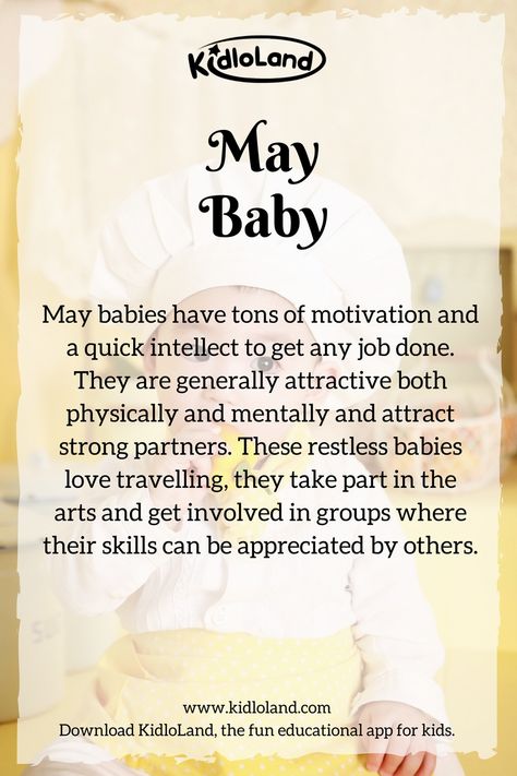 Secret of a May Baby! KidloLand reveals amazing personalities and qualities about May baby! #may #baby Born In May Quotes, Birth Month Meanings, Birth Month Personality, May Born, Making Memories Quotes, Baby Picture Ideas, Birthday Month Quotes, Birth Month Quotes, May Baby