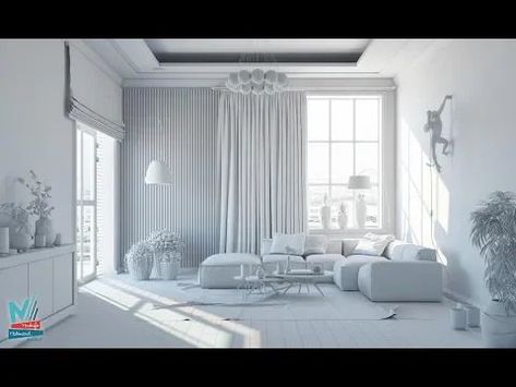 3ds max vray interior lighting and rendering tutorial - YouTube 3d Max Interior Render, Rendering Tutorial, 3ds Max Design, Elegant Kitchen Design, Architectural Lighting Design, Interior Design Renderings, Interior Design Images, Interior Design Presentation, Interior Design Software