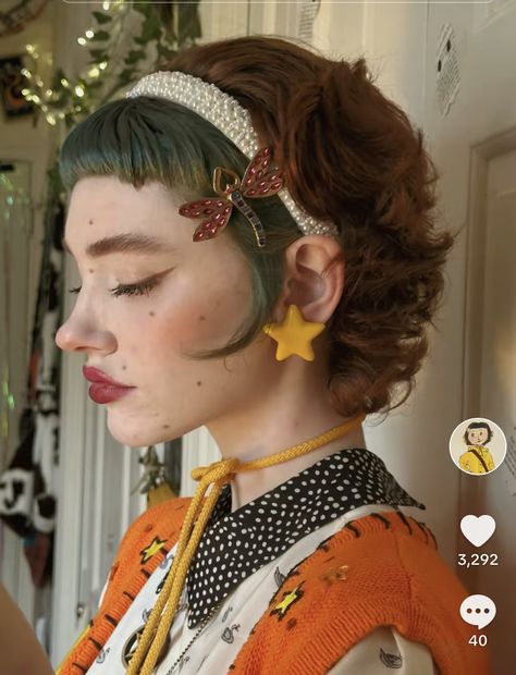 Whimsical Maximalist, Funky Outfits, Jairzinho, Dye My Hair, Oc Inspo, Cool Hair, Hair Reference, Hair Inspo Color, Cool People