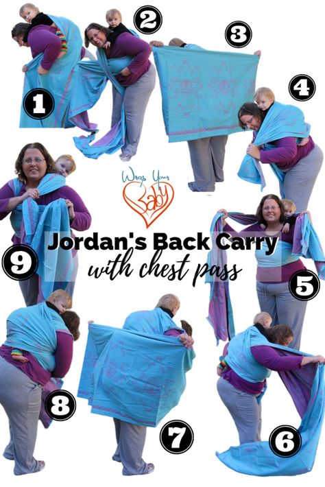 Jordans Back Carry Variation with a Woven Wrap Woven Wrap Carries, Baby Carrying Wrap, Stretchy Wrap Babywearing, Woven Baby Wrap, Baby Sling Wrap, How To Wrap, Woven Wrap, Baby Wraps, Baby Wearing