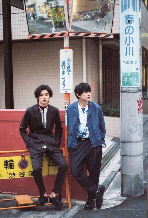 Japan 90s Fashion, 90s Japan Fashion, 90s Japanese Fashion, Yoshizawa Ryo, Yamazaki Kento, Ryo Yoshizawa, Kento Yamazaki, Shotting Photo