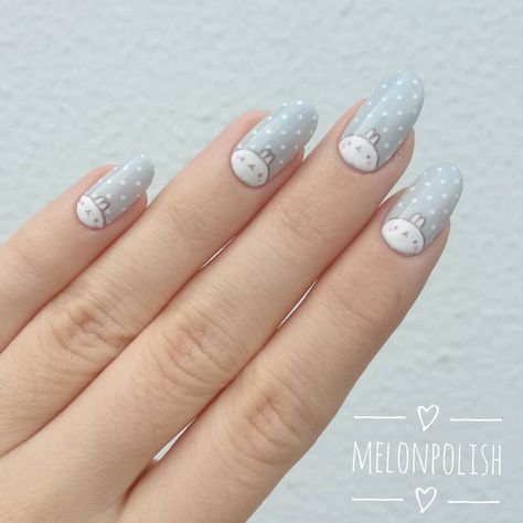 Molang Nails, Moomin Nail Art, Moomin Nails, Nail Inspired, Skin Nails, Nail Art Ideas, Nail Ideas, Art Ideas, Nail Art