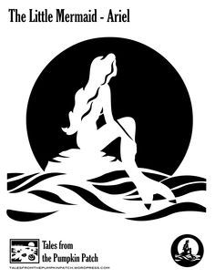 the little mermaid ariel stencil (2975×3850) Ariel Pumpkin, Mermaid Pumpkin, Pumpkin Template Printable, Disney Stencils, Pumpkin Carving Stencils Templates, Princess Pumpkin, 3d Templates, Disney Pumpkin Carving, Pumkin Carving