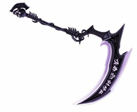 Black, purple, skull, scythe; Anime Weapons Pretty Knives, Fantasy Props, Cool Swords, Dark Fantasy Art, 그림 그리기, Swords, Dark Fantasy, Arsenal, Artifacts