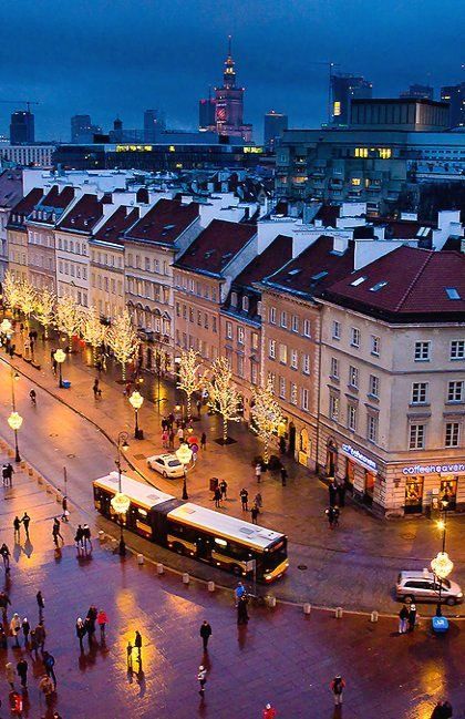 Christmas time in Warsaw, Poland | by Mike Lesaski Warsaw Poland Winter, Poland In Winter, Warsaw Christmas, Poland Winter, Winter Spa, Poland Cities, Warsaw City, Poland Warsaw, Visit Poland