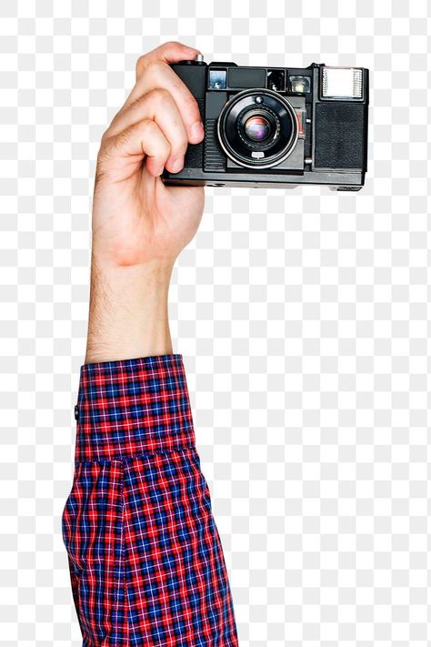 Camera Transparent Background, Hand Holding Camera, Camera Transparent, Camera Png, Hand Sticker, Photo Camera, Photographer Photo, Watercolor And Ink, Camera Photography