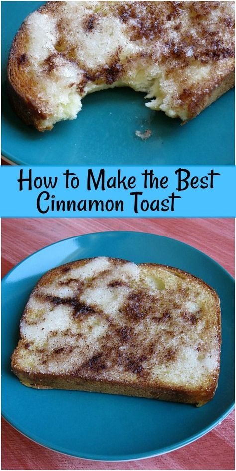 How to Make the Best Cinnamon Toast recipe from RecipeBoy.com #how #to #howto #make #howtomake #diy #best #cinnamon #toast #cinnamontoast #recipe #RecipeBoy Best Cinnamon Toast Recipe, Cinnamon Toast Recipe, Avocado Hummus, Healthy Recipes Easy Snacks, Vegan Blueberry, Cinnamon Toast, Christmas Food Dinner, Healthy Snacks Easy, Toast Recipes