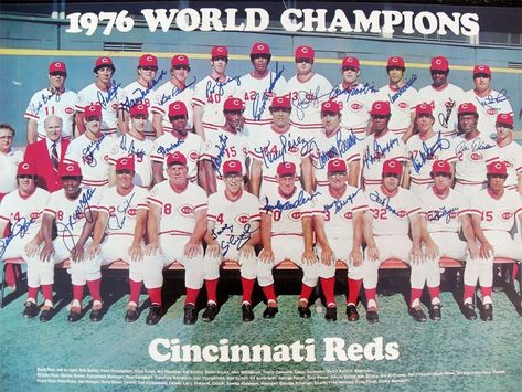 Big Red Machine, Johnny Bench, Cincinnati Reds Baseball, Pete Rose, Baseball Memorabilia, Red Team, Reds Baseball, Sports Figures, Queen City