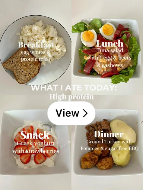 Lemon8 · High Protein Meal Inspo!! · @Luise Börner Healthy Toast Aesthetic, Healthy Tuna Breakfast, Healthy Egg Breakfast Aesthetic, Toast With Greek Yogurt, Eggs And Yogurt Breakfast, Healthy Lunch Ideas With Tuna, Egg Whites Recipes Breakfast, Tuna For Breakfast, Yogurt Lunch Ideas