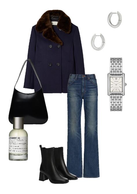 Shop Flannel Peacoat: Women's Designer … and other curated products on LTK, the easiest way to shop everything from your favorite creators. Peacoat Womens Outfit, Peacoat Outfit, Uni Outfit, Old Money Outfits, Uni Outfits, Winter Capsule, Ootd Inspo, Style Winter, Barbie Friends