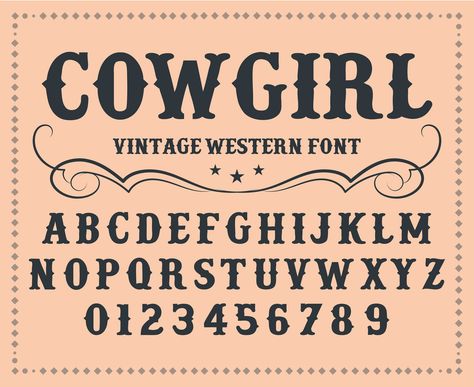 Cowgirl Font, Cowboy Font, Country Fonts, Brother Png, Western Font, Old Western, Ttf Fonts, Writing Fonts, Wilde Westen