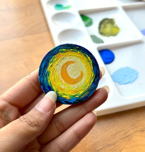 Van Gogh inspired fridge magnet ♥️ DM to buy💌 Room decor Room decor painting Mood board Mood board painting Aesthetic painting Art for sale Acrylic Acrylic painting Acrylic art #fyp #foryoupage #artforsale #artforyourhome #artforyou #artwork #explorefeed #acrylicpainting #acrylicpaintingforsale #acrylic #acrylicart #like #comment #share #save #follow #followforfollow Painting Mood Board, Mood Board Painting, Room Decor Painting, Painting Mood, Board Mood, Van Gogh Inspired, Board Painting, Painting Aesthetic, Painted Boards