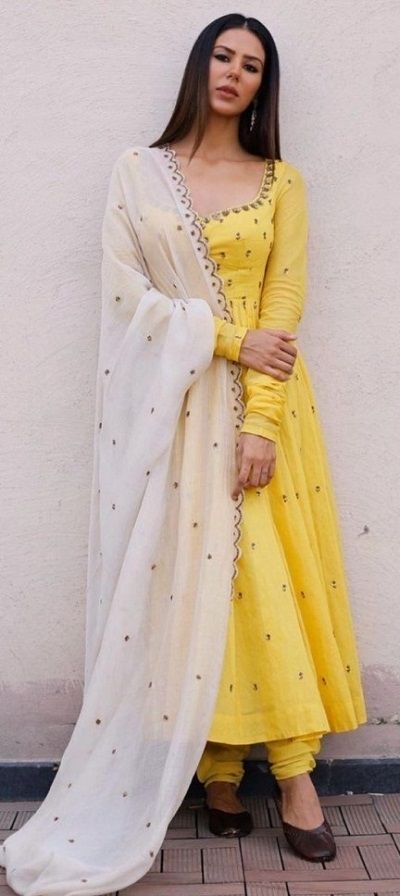 Yellow Salwar Suit Designs