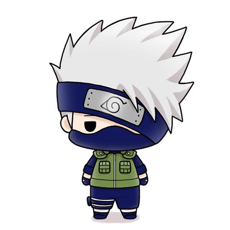 Naruto Fan Art Cute, Chibi Naruto Characters, Kakashi Drawing, Chibi Naruto, Naruto Chibi, Naruto Sketch, Naruto Drawings, Anime Dragon Ball Goku, Demon King Anime