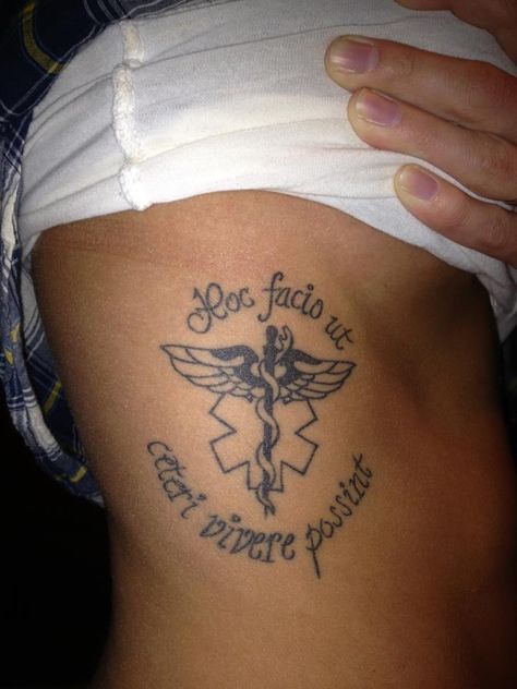 I want this! It says "this I do, so others may live" in Latin. So Others May Live Tattoo Ems, Paramedic Tattoo, Ems Quotes, Live Tattoo, Ems Tattoos, Firefighter Tattoo, Fire Fighter Tattoos, Simpsons Tattoo, Medical Tattoo