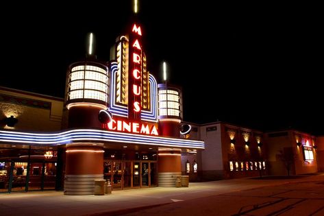 Movie Theater Aesthetic, Movie Room Decor, Building Front, Cinema Art, Movie Theatre, Art Deco Wallpaper, Movie Room, Character Building, Movie Theater