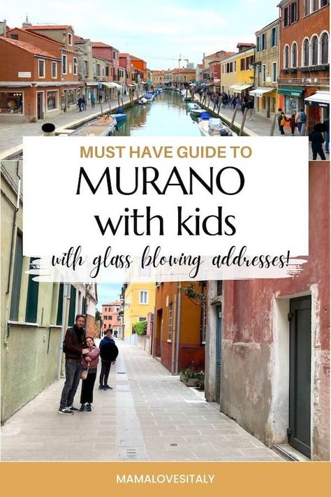 Visiting Murano with Kids: all you need to know to visit Venice glass island | Mama Loves Italy Venice Glass, Venice Shopping, Visit Venice, Italian Lifestyle, Murano Italy, Second Best, Boat Tours, Umbria, Venice Italy