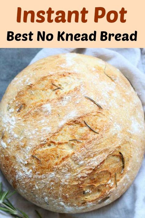 Instant Pot Pasta Recipe, Knead Bread Recipe, Holiday Dinner Table, Knead Bread, Best Instant Pot Recipe, No Knead Bread, Instant Recipes, No Knead, Easy Instant Pot Recipes