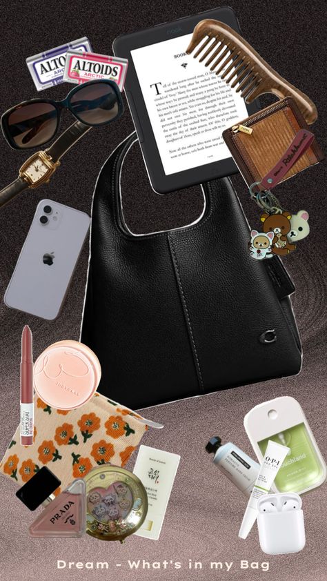 Bag: Coach Lana 23, Wallet: Fossil Logan RFID Small Bifold, eReader: NOOK GlowLite 4 What's In My Bag, In My Bag, What In My Bag, My Bag, Spread Love, Coach Bag, Material Girls, Fashion Makeup, Nook