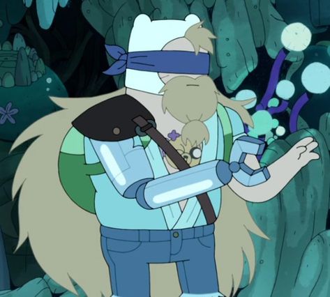 Finn in the woods with a blind blue fold on Land Of Ooo, Photography Inspiration Nature, Adventure Time Cartoon, Adventure Time Finn, Finn The Human, Body Reference, Animation Series, Cartoon Network, Adventure Time