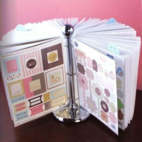 Sticker Storage Ideas, Shed Craft Room, She Shed Craft Room, Organizing Crafts, Scrapbook Paper Storage, Camping Room, Craft Paper Storage, Craft Office, Scrapbook Storage