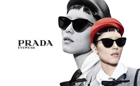 Ad Campaign: Prada Spring/Summer 2019: Freja Beha, Gigi Hadid, Liu Wen & Others by Willy Vanderperre Maike Inga, Anok Yai, Freja Beha, Freja Beha Erichsen, Liu Wen, Graphic Styles, Prada Spring, Prada Eyewear, Dita Von