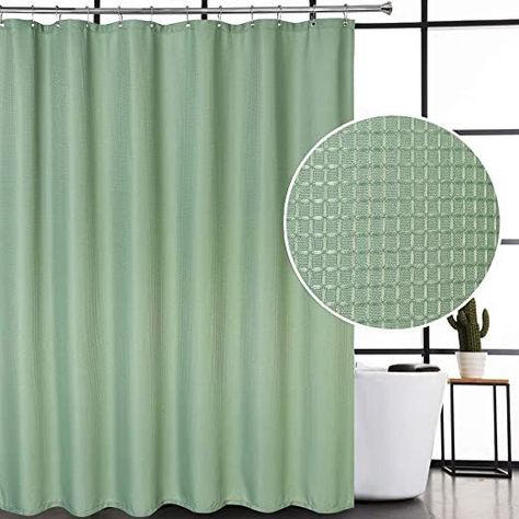 Bathroom With Curtains, Waffle Shower Curtain, Navy Shower Curtain, Curtains For Bathroom, Extra Long Shower Curtain, Gray Shower Curtains, Cloth Shower Curtain, Black Shower Curtains, Green Shower Curtains