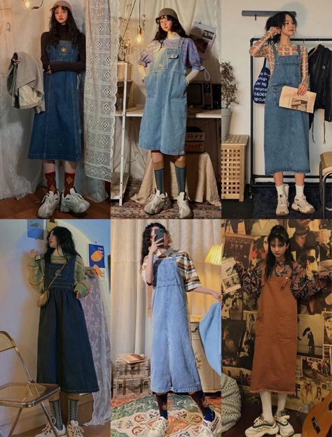 Long Jumper Dress Outfit, Long Jumper Dress, Jumper Dress Outfit, Outfits Skirts, Long Outfit, Outfit Oversize, Jumper Outfit, Tomboy Style Outfits, Vibe Clothes