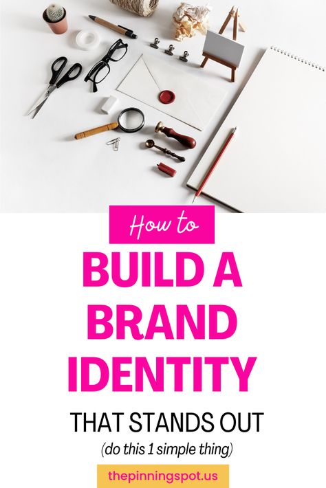 Looking for the secret to creating a brand identity that truly stands out? In this post, you'll learn how successful brands are able to create a powerful brand identity that makes their businesses stand out from their competitors. Its what distinguishes your brand in a crowded market. So if your goal is to create a strong & unique brand identity or you're building a brand from scratch, then this post will give you the single most important step to creating a brand identity that stands out. Building Brand Identity, How To Make A Brand Name, Building A Personal Brand, Building A Brand, Build A Brand, Talent Management, Pinterest Blog, Brand Building, Brand Story