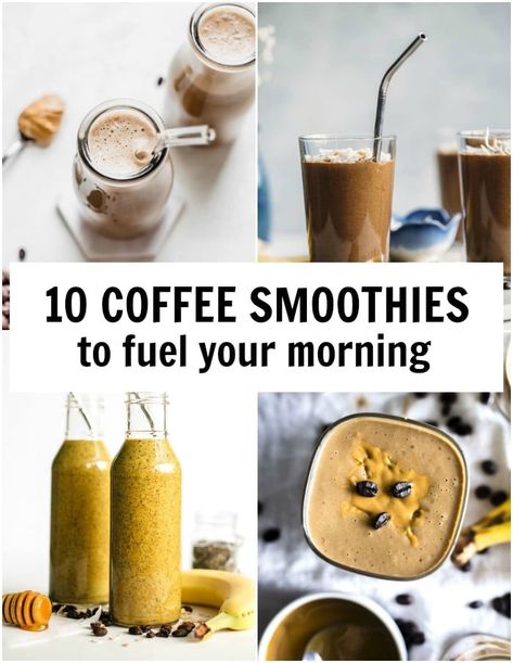 Espresso Smoothie Healthy, Healthy Coffee Smoothie Recipes, Coffee Smoothie Healthy, Coffee Breakfast Smoothie, Coffee Smoothie Recipes, Apricot Smoothie, Healthy Beverages, Smoothie Ideas, Almond Smoothie