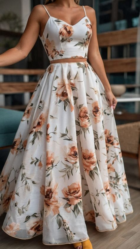 This stunning floral maxidress in black adds a touch of elegance to any outfit Perfect for a casual beach or boho look this bodycon style features a flowy design with anankara-inspired print Stay stylish and comfortable in this long chic dress - ideal for a fall outfit or crochet ensemble Long Spring Dresses Casual, Dress Shop Aesthetic, Long Sundress Outfit Summer, Flowy Dresses Aesthetic, Sheer Dress Outfit Casual, Summer Party Outfit Dressy, Elegant Wedding Guest Outfit Summer, Look Boho Chic Elegante, Garden Fairy Aesthetic Outfit