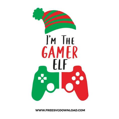 Elf Quotes Svg, Elf Template, Gamer Svg, Elf Svg, Dtf Designs, Elf Design, Christmas Svgs, Game Svg, Santa Svg