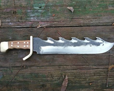 Unique Horseshoe Spike Cross | Etsy 1095 Steel, Rustic Cross, Railroad Spikes, Skinning Knife, Wood And Steel, Fillet Knife, Damascus Blade, Rose Wood, Bowie Knife