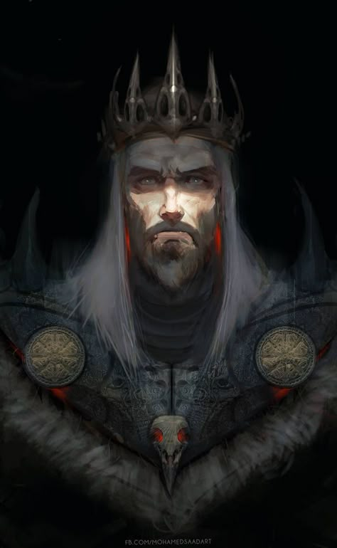 The Old Crow King by TheFearMaster Heroic Fantasy, King Art, Fantasy Male, High Fantasy, Arte Fantasy, Fantasy Rpg, 판타지 아트, Fantasy Inspiration, Medieval Fantasy