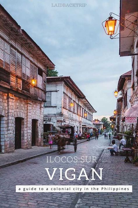 Vigan in the Philippines | The colonial UNESCO city in Ilocos Sur Province | What to see and do in Vigan | #vigan #philippines #unesco #colonialhouse #ilocossur Vigan Philippines Aesthetic, City In Philippines, Vigan Philippines, Ilocos Sur, Ilocos Norte, Colonial History, Student Hacks, Vigan, Aesthetic Shop