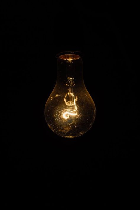 Trendy Wallpaper, In The Dark, Light Bulb, Iphone