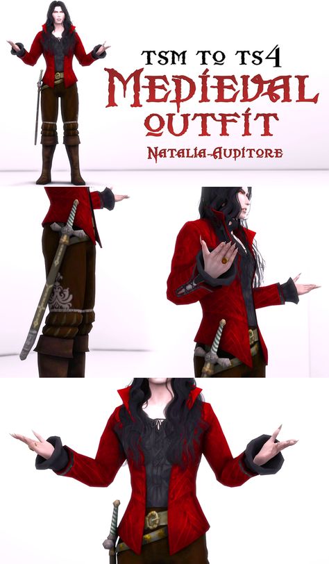 TSM to TS4 conversion | Natalia-Auditore on Patreon Sims 4 Necromancer, Dnd Cc Sims 4, Sims 4 Cc Dnd Clothes, Sims 4 Pirate Cc Male, Sims 4 Natalia Auditore, Castlevania Sims 4 Cc, Natalia Auditore Sims 4, Dnd Sims 4 Cc, Sims 4 Cc Medieval Clothes Male